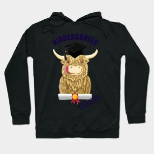 Scottish Highland Cow Kindergarten Nailed It! Hoodie